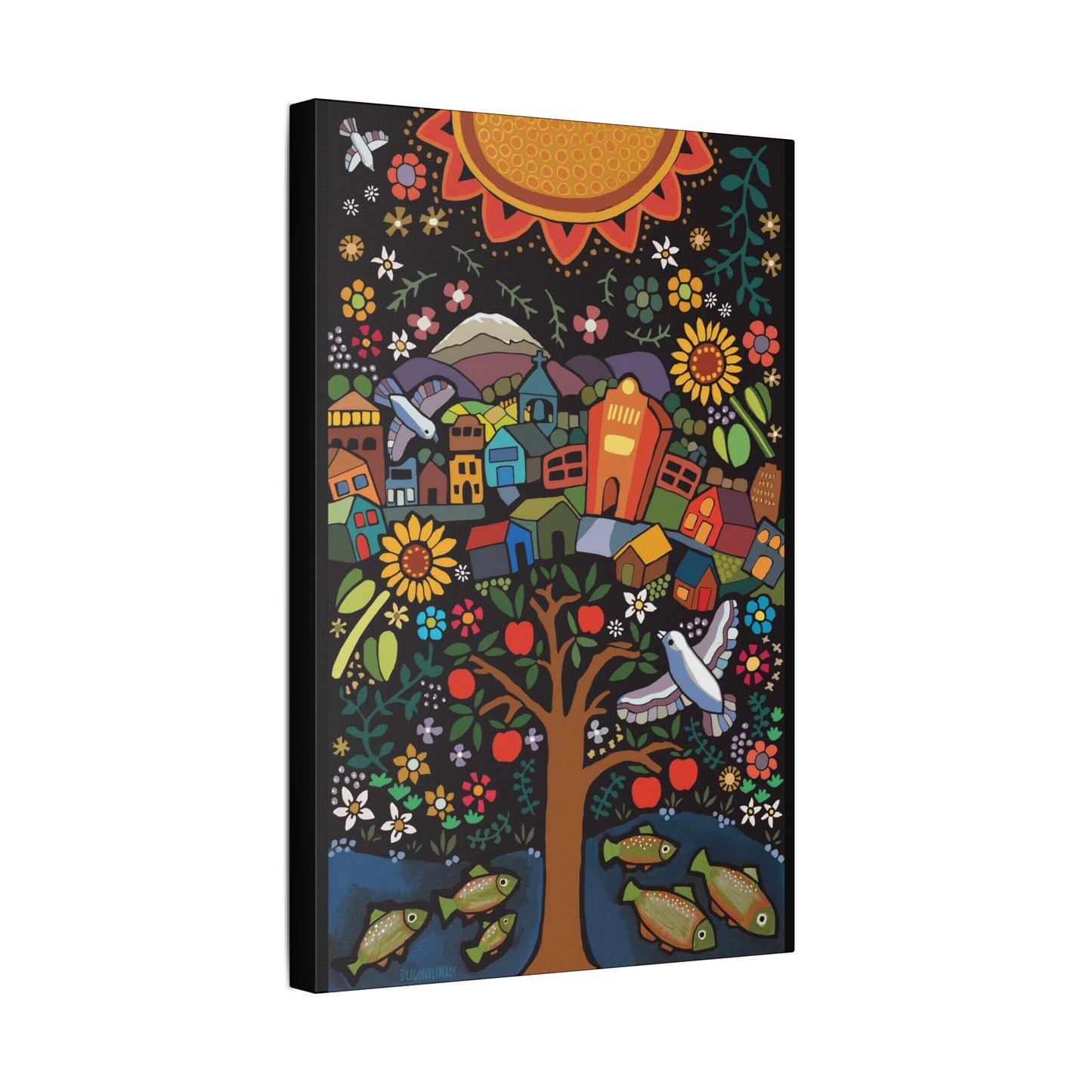 My Evening View canvas print