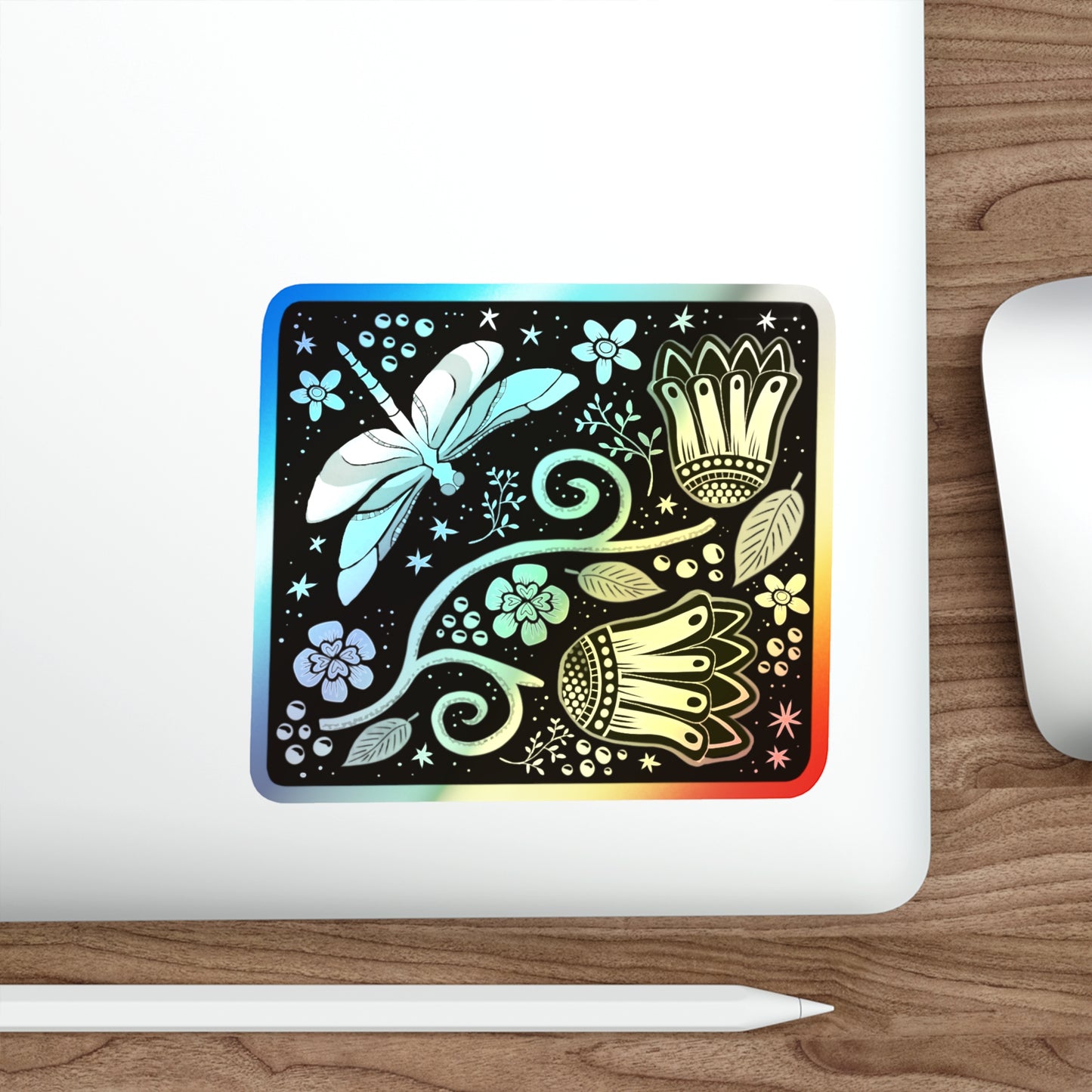 DragonflyMade Holographic Sticker