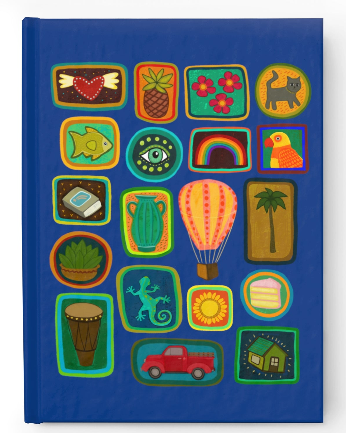 Summer Camp hardcover blank journal