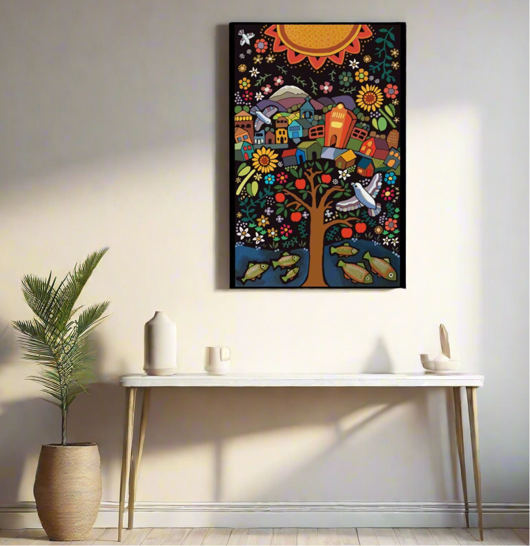 My Evening View matte poster