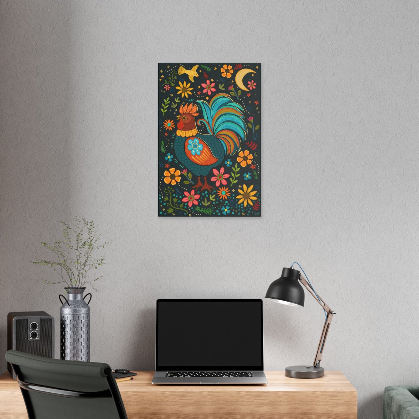 Moonlight Roost canvas print