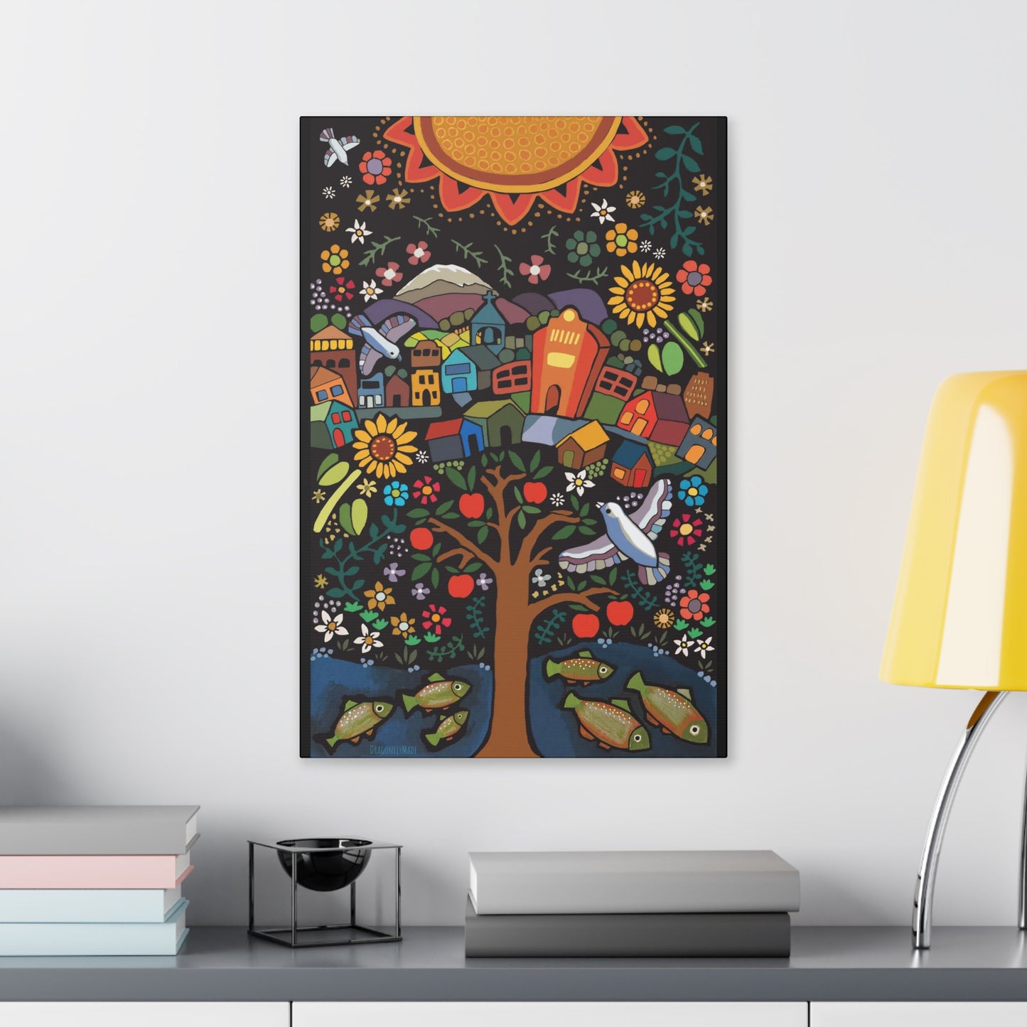 My Evening View canvas print