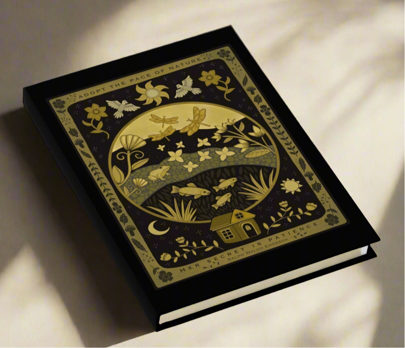 The Pace of Nature hardcover blank journal