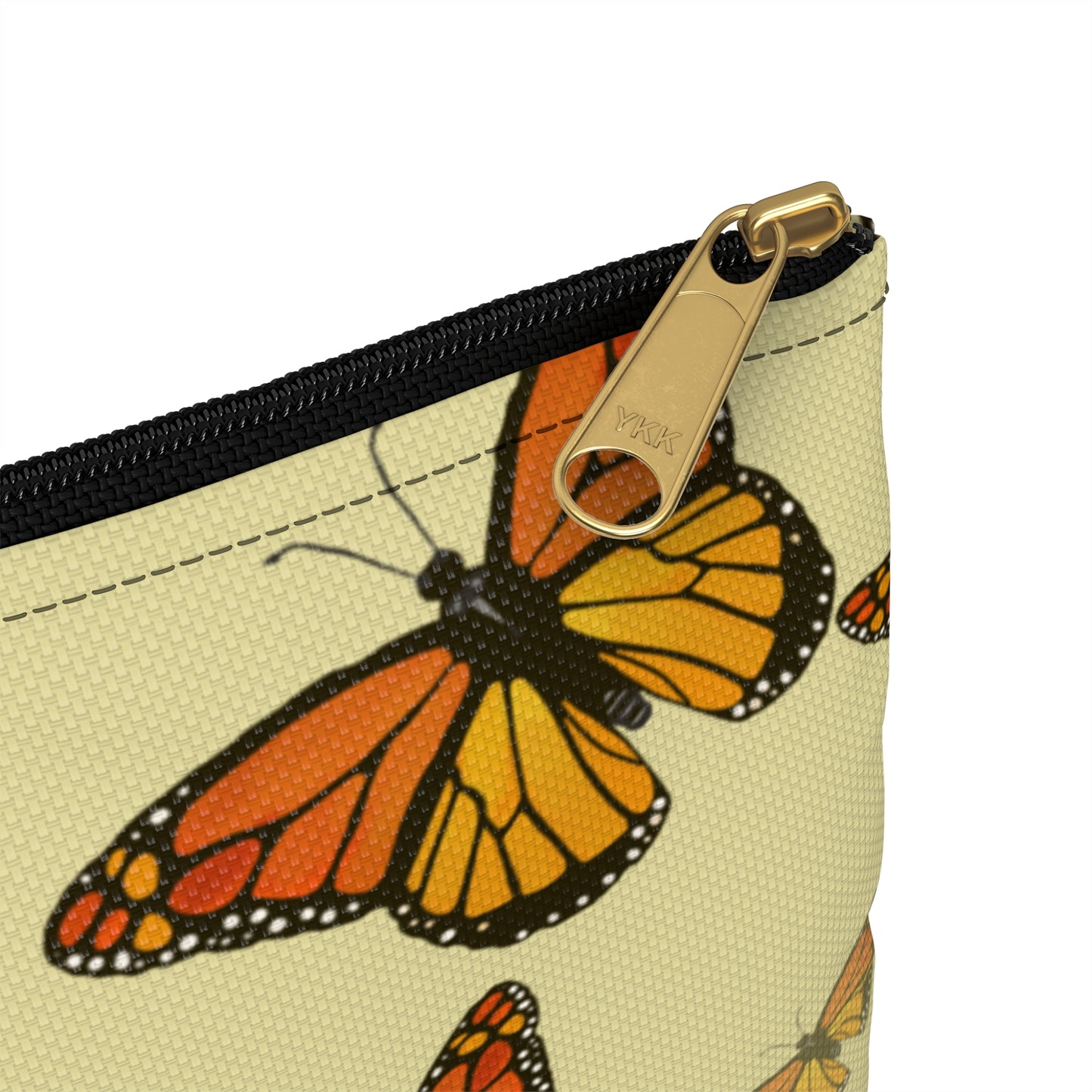 Monarchs pouch (buttercream)