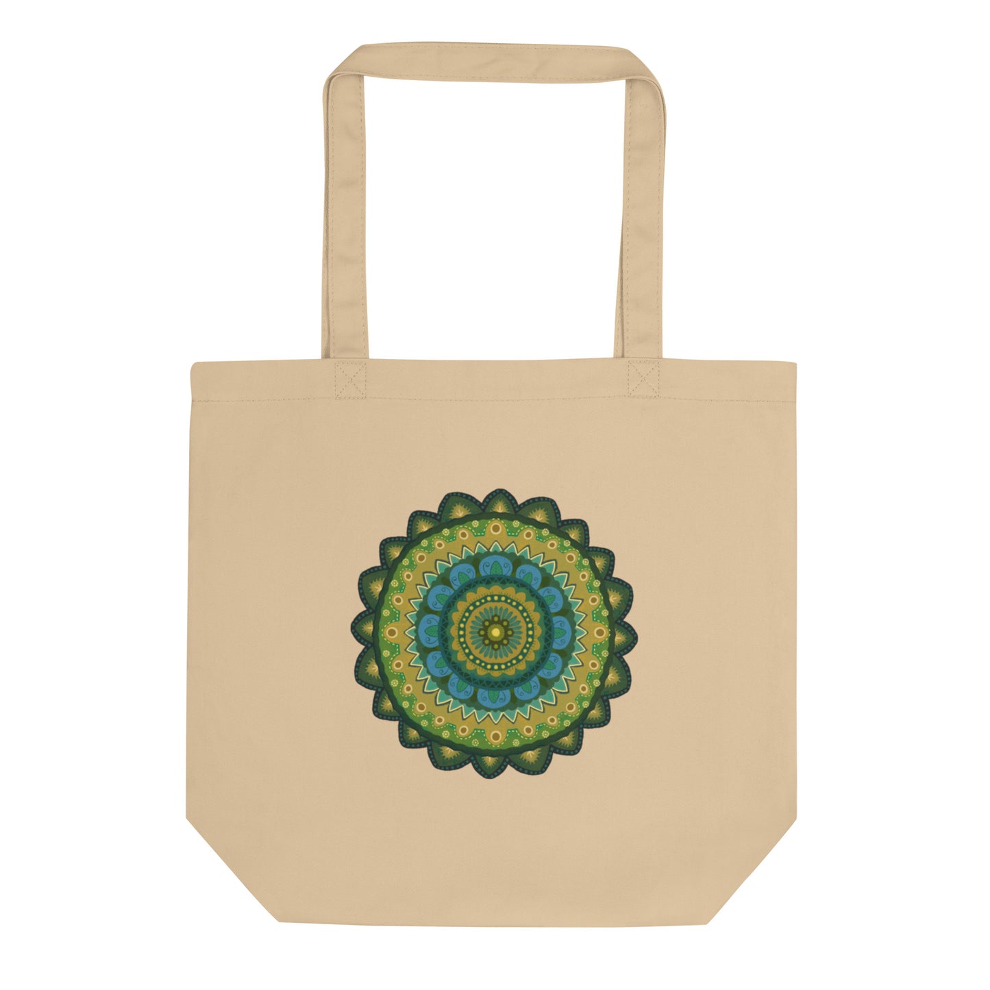 Mandala canvas tote