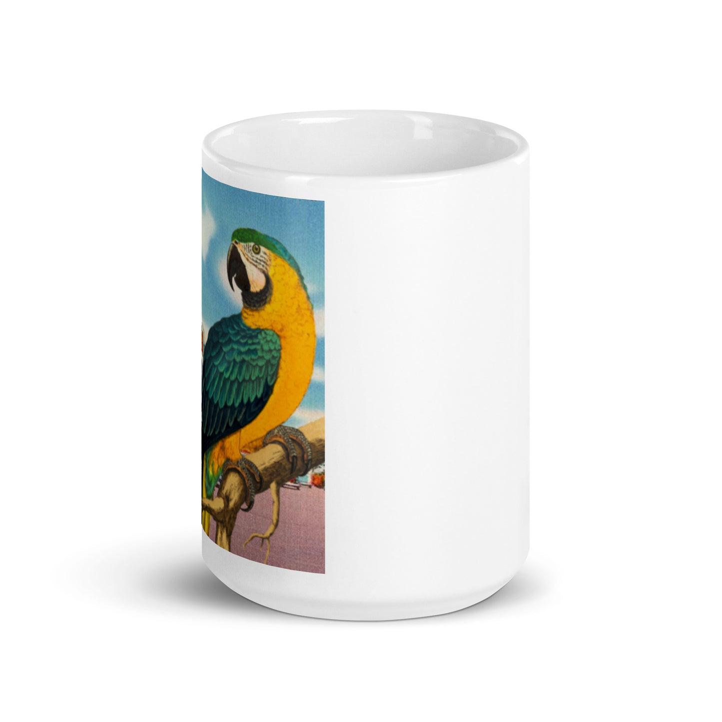 Andrew's Avenue white glossy mug