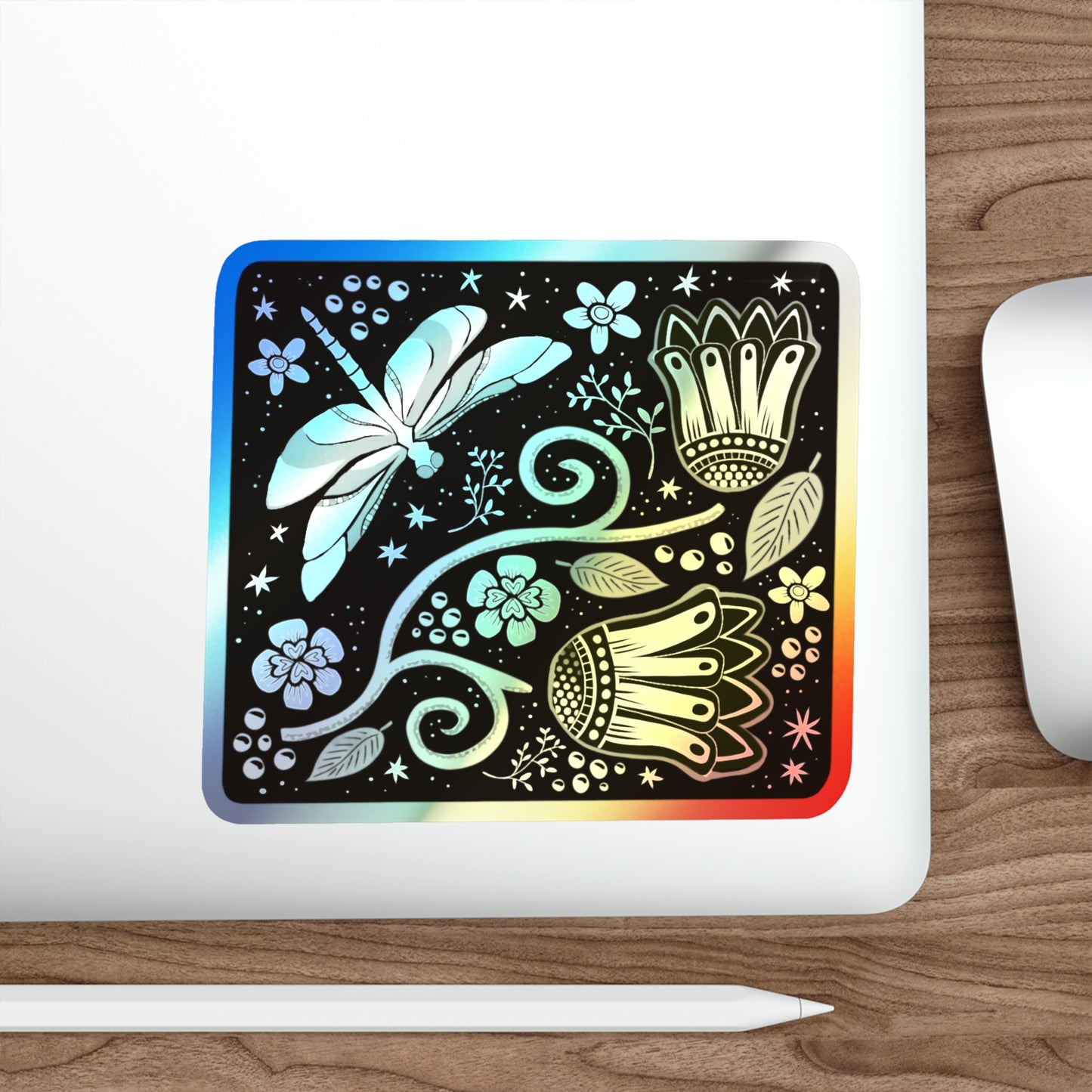 DragonflyMade Holographic Sticker