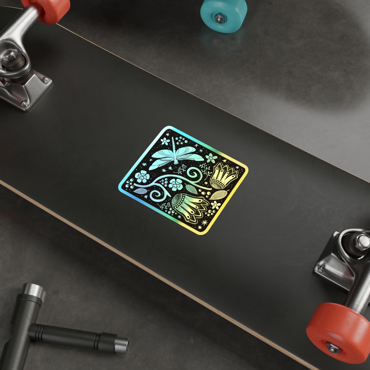 DragonflyMade Holographic Sticker