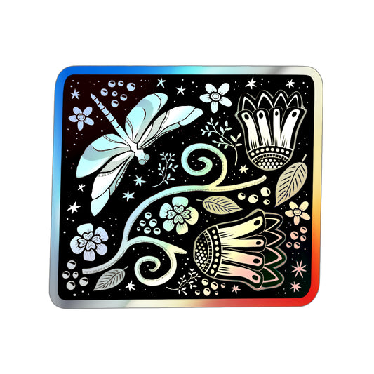 DragonflyMade Holographic Sticker