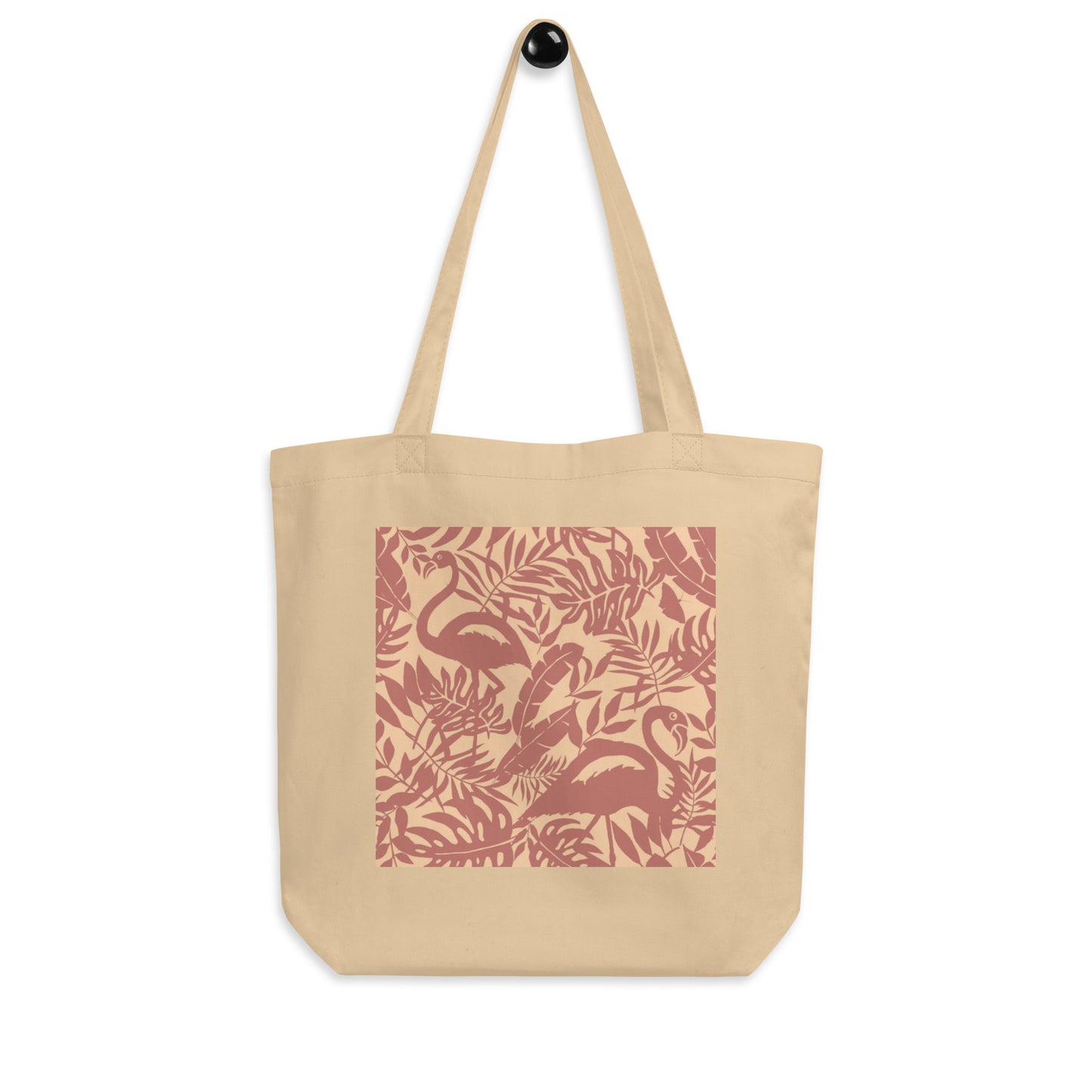 Flamingo canvas tote